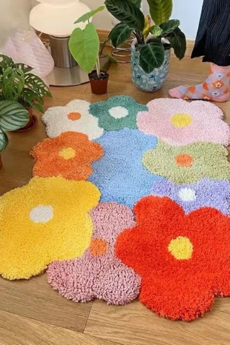 aesthetic tufted rug, daisy tufted rug, Etsy tufted rug, etsy tufted rugs, flower tufted rug, handmade decor, handmade rug, handmade rugs, handmade tufted rug, handmade tufted rugs, rug decor, rug decor bedroom, rug decor ideas, rug decor living room, rug decoration, rug wall decor, tufted aesthetic rug, tufted decor, tufted handmade rug, tufted room decor, tufted rug, tufted rug art, tufted rug decor, tufted rug design, tufted rug design aesthetic, tufted rug ideas, tufted rug mirror, tufted r Young Room, Tufted Bedroom, Tufted Carpet, Flower Rug, Rug Yarn, Bedroom Floor, Kid's Bedroom, Inspire Me Home Decor, Large Area Rug