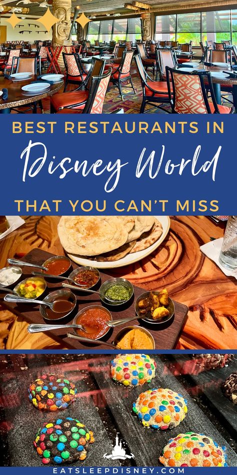 Complete Guide to the Best Disney World Restaurants - So you’re planning your next Disney trip, and you want to make sure you’ll be dining at the best Disney World restaurants. Hopefully, you’re reading this more than 60 days in advance of your trip – which is when dining reservations open up – so you can secure a table at some of Disney’s most hard-to-book restaurants. Must Eat Restaurants At Disney World, Disney Restaurants By Park, Character Dining At Disney World 2024, Best Restaurants At Disney World, What To Eat At Disney World, Best Places To Eat In Disney World, Disney Dining Plan 2024 Snacks, Best Disney Character Dining, Best Character Dining At Disney World