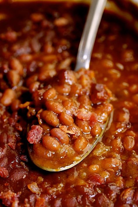 Baked Beans With Bush's Baked Beans, Doctored Baked Beans From A Can, Baked Beans Bush's, Jazzed Up Canned Baked Beans, Bush’s Baked Beans Doctored, Savory Baked Beans Recipe, Hillbilly Baked Beans, How To Dress Up Canned Baked Beans, How To Doctor Up Canned Baked Beans