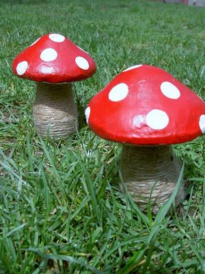 "M" is for Mushrooms - Jaime Costiglio Mushroom Ideas, Wonderland Garden, Fairy Garden Mushrooms, Window Inspiration, Mushroom Crafts, Garden Mushrooms, Diy Outdoor Decor, Wedding Tea, Glass Mushrooms