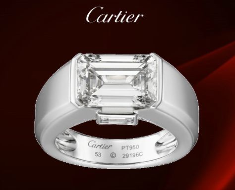 My engagement ring from Cartier :) Cartier Mens Ring, Cartier Men Ring, Male Diamond Ring, Mans Rings, Cartier Engagement Rings, Sapphire Ring Designs, Men Engagement Ring, Gents Rings, Man Rings