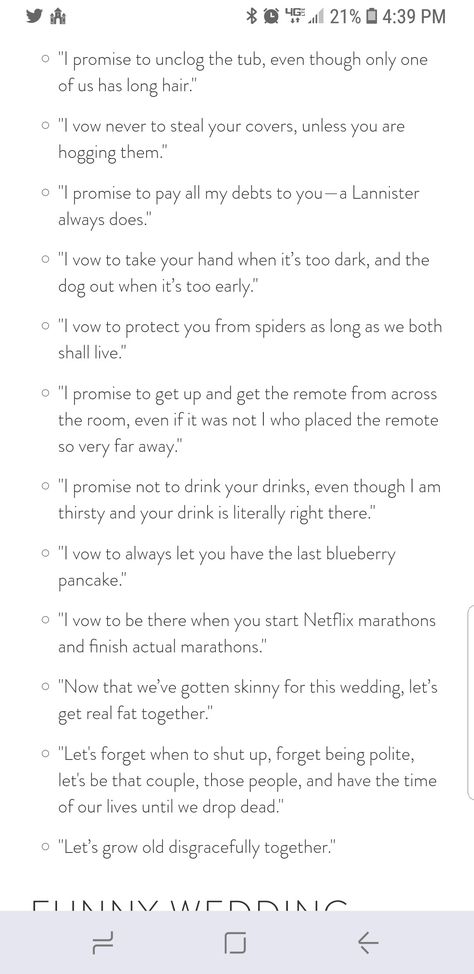 Cute And Funny Wedding Vows, Wedding Vows I Promise, Vows From Bride To Groom, Vow Renewal Vows To Husband Funny, Group Vow Wedding, Community Vow Wedding, Wedding Vow Outline Template, Vow Ideas How To Write, Godly Vows To Husband