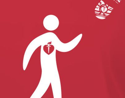 American Heart Association, Behance Project, Behance Net, Positive Thinking, T Shirt Design, Walking, Tshirt Designs, T Shirt, Design