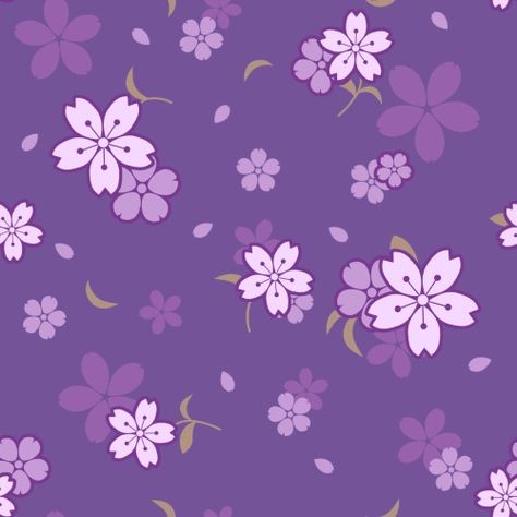 Cherry blossom pattern E Edo purple Cherry Blossom Pattern Design, Purple Cherry Blossom, Cherry Blossom Pattern, Pencil Sketch Drawing, Doodle Sketch, Crafty Things, Pencil Sketch, Anime Scenery, Art Show