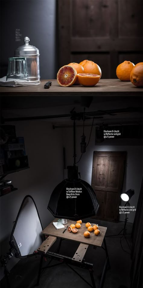 Photography Lighting Techniques, Studio Lighting Setups, Food Photography Lighting, Photography Studio Setup, Food Photography Tutorial, Photography Lighting Setup, Light Setup, Photo Techniques, Fotografi Digital