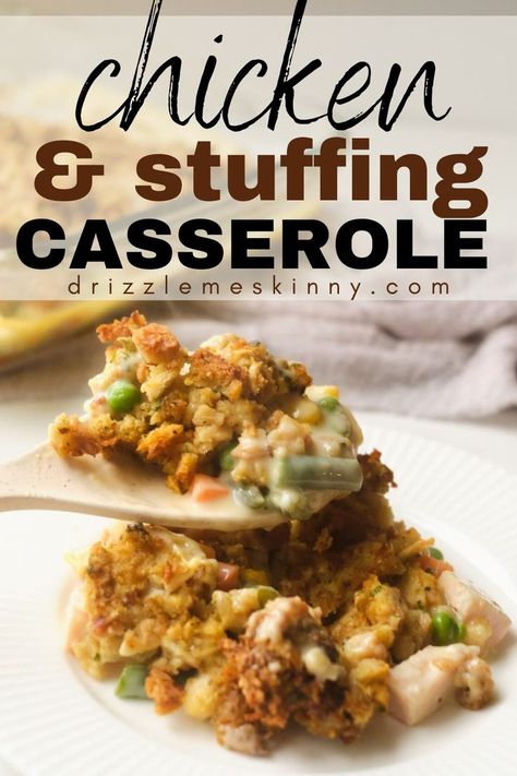 Stove Top Stuffing Chicken Casserole, Dinner Ideas For Christmas, Dinner Ideas List, Healthy Dinner Meal Prep, Weight Watchers Casserole, Chicken Stuffing Casserole, Chicken And Stuffing, Low Fat Chicken, Low Fat Dinner