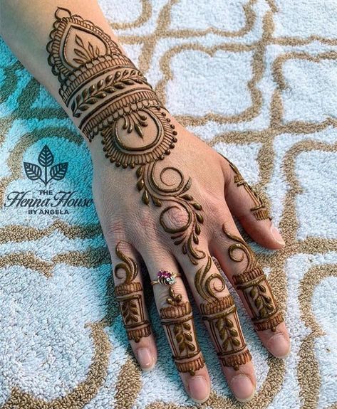 Mehendi Designs For Hands Simple Arabic, Henne Tattoo, Short Mehndi Design, Simple Mehndi Design, Tato Henna, मेहंदी डिजाइन, Mehndi Designs For Kids, Very Simple Mehndi Designs, Engagement Mehndi Designs