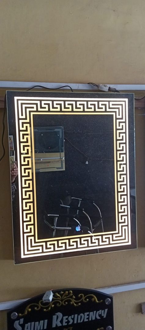 Versace Design Versace Design, Mirror Pattern, Black Couple Art, Light Mirror, Face Light, Couple Art, Mirror With Lights, Versace, Decor Ideas