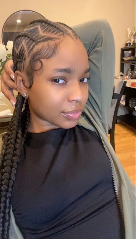 Straight Back Hairstyles, Braided Hairstyles For Black Women Cornrows, Feed In Braids Hairstyles, Box Braids Hairstyles For Black Women, Braided Cornrow Hairstyles, Braids Hairstyles Pictures, Quick Braided Hairstyles, Cute Box Braids Hairstyles, Protective Hairstyles Braids