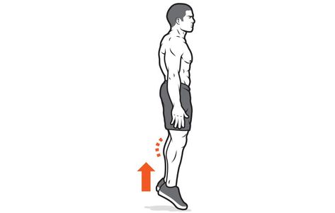 4. Calf Raise Standing Calf Raises, Sprinter Workout, Calf Raises Exercise, Exercise Schedule, Big Muscle Men, Jump Workout, Standing Calf Raise, Big Muscle, Morning Workout Routine