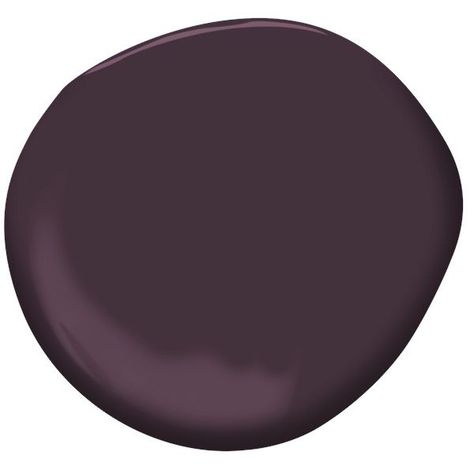 Benjamin Moore Dark Purple 2073-10 Bm Salamander, Salamander Paint, Mudroom Paint, Office Cabinetry, Dark Green Paint, Purple Paint Colors, Room Dresser, Palette Green, Oak Interior