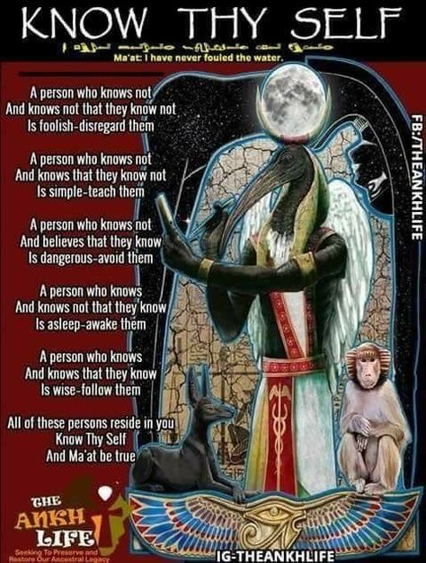 Egyptian Facts, Kemetic Spirituality, Black Consciousness, Ancient Egyptian Gods, African Spirituality, Spirit Science, Egyptian God, Know Thyself, Black Knowledge