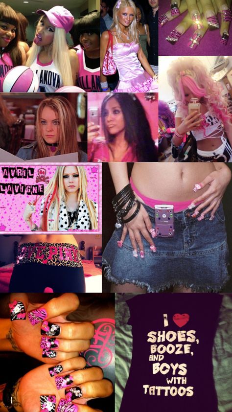 #y2k #y2kaesthetic #y2kfashion #fashion #mcbling #trashyy2k #parishilton #2000s #pink #hotpink #nickiminaj #snooki #avrillavigne #nails #lindsaylohan 2000s Pink, Nails, Pink