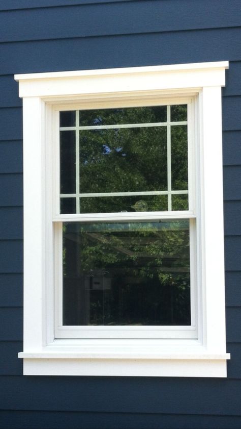 Exterior Window Trim Ideas, Exterior Window Trim, Craftsman Window, Craftsman Window Trim, Exterior Window, House Trim, Window Trim Exterior, Craftsman Exterior, Window Casing