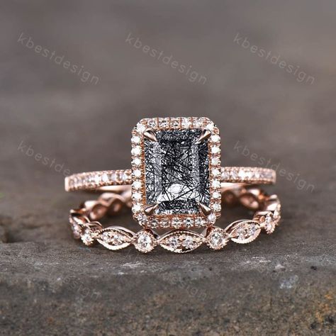 This Engagement Rings item by kbestdesign has 632 favorites from Etsy shoppers. Ships from Metuchen, NJ. Listed on Jun 13, 2024 Affordable Wedding Rings Engagement, Vintage Stone Engagement Rings, Delicate Wedding Ring Set, Wedding Ring Country, Unique Engagement Rings For Women, Black Quartz Ring, Vintage Wedding Ring Set, Western Style Engagement Rings, Non Engagement Diamond Rings