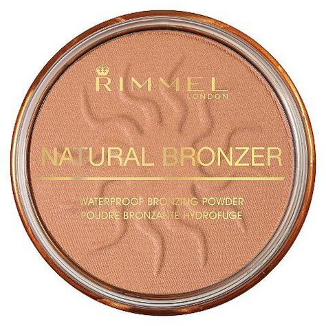 With a slight shimmer, Rimmel Natural Bronzer in Sun Shine ($4) gives a perfectly radiant glow. Bronzer Target, Rimmel Bronzer, Rimmel Natural Bronzer, Drugstore Bronzer, Best Bronzer, Hoola Bronzer, Cheek Makeup, Too Faced Bronzer, Rimmel London