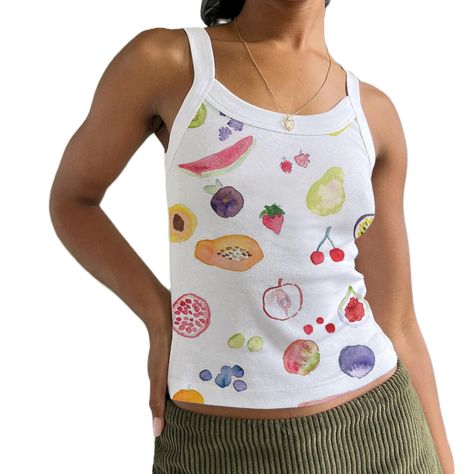 Streetwear Tank Top, Tank Top Graphic, Graphic Baby Tee, 2000s Clothing, Y2k Outfit Ideas, Baby Graphic Tees, Aesthetic Streetwear, Streetwear Y2k, Sleeveless T Shirt