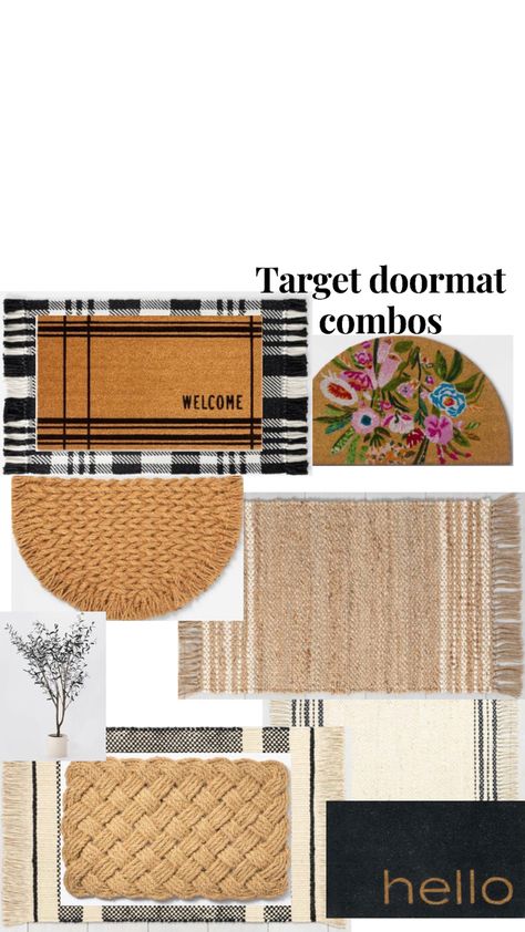 Boho Welcome Mat Doormats, Jute Rug Front Porch, Patio Door Mat, Boho Front Door Mat, Indoor Door Mat Entryway Rugs, Entryway Mat Outdoor, Boho Door Mat, Entry Mat Outdoor, Layered Porch Rugs