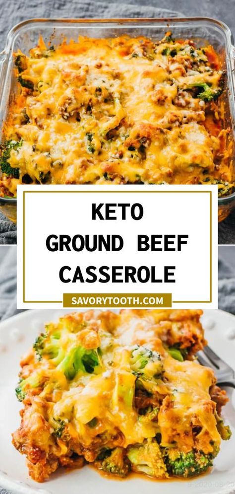 Keto Ground Beef Casserole, Casserole With Ground Beef, Italian Dinners, Ground Beef And Broccoli, Keto Pasta, Keto Ground Beef, Cleaner Eating, Beef Broccoli, Keto Beef Recipes