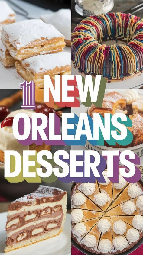 First-Rate : Uncover the sweet secrets of the Big Easy with these 11 decadent dessert recipes that will leave you craving for more. New Orleans Desserts, The Big Easy, Cook Up A Storm, Big Easy, Best Dessert, Easy Weeknight Meals, Decadent Desserts, Weeknight Meals, Kitchen Essentials