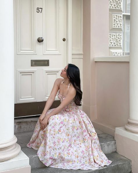 meet me at this pink house 🌸🫶���🏼 @houseofcb . . . . . . . . . . #houseofcb #springdresses #pinkpinkpink #pinterestaesthetic #floraldresses #cottagecorecommunity #romanticlook #modernromance #femininestyle #pinkaesthetics #girlyaesthetic . house of cb dress • cottagecore aesthetic • pink outfit • pink fashion • pinterest girl • feminine style • romantic style • outfit inspo House Of Cb Persephone, Cottagecore Aesthetic Pink, Pink Fitted Cottagecore Vintage Dress, House Of Cb Dresses Pink, House Of Cb Rose Dress, Cottage Core Aesthetic Outfit, Romantic Style Outfit, House Of Cb Pink Floral Dress, House Of Cb Dresses