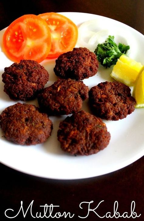 60 minutes · Gluten free · Serves 4 · Raw meat mixed in spices, given the shape of cutlet and deep fried. @yummykitchen Mutton Kabab Recipe, Mutton Kabab, Mutton Keema, Shami Kabab, Braised Chicken Breast, Kabab Recipe, Indian Chicken Recipes, Gluten Free Chili, Mutton Recipes