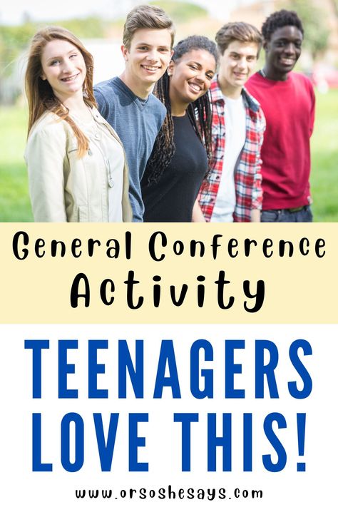 General Conference Yw Activity, General Conference Mutual Activities, Lds Conference Snack Ideas, Lds General Conference Preparation, Lds General Conference Ideas For Teens, Prepare For General Conference Lds, Lds Yw General Conference Ideas, General Conference Meal Ideas, Yw General Conference Ideas