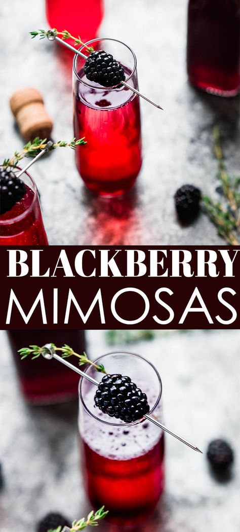 Blackberry Mimosa, Italian Seafood Stew, Cranberry Mimosa, Sparkling Wine Cocktails, Mimosa Cocktail, Most Pinned Recipes, Strawberry Guava, Mimosa Recipe, Sparkling Cocktail