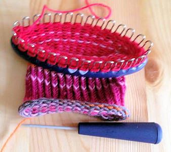 Loom Knitting – All Fiber Arts Sock Loom Patterns, Loom Socks, Sock Loom, Loom Knitting Tutorial, Loom Knitting Stitches, Round Loom, Circular Knitting Machine, Loom Craft, Peg Loom