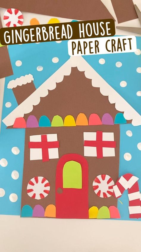 Winter Activities For Kindergarten Classroom, Christmas Art For First Grade, Crithsmas Decorations Ideas, Christmas List Craft For Kids, Christmas Homeschool Crafts, Kindergarten December Crafts, Shape Christmas Crafts, Christmas Elementary Crafts, Christmas Canvas Preschool Craft