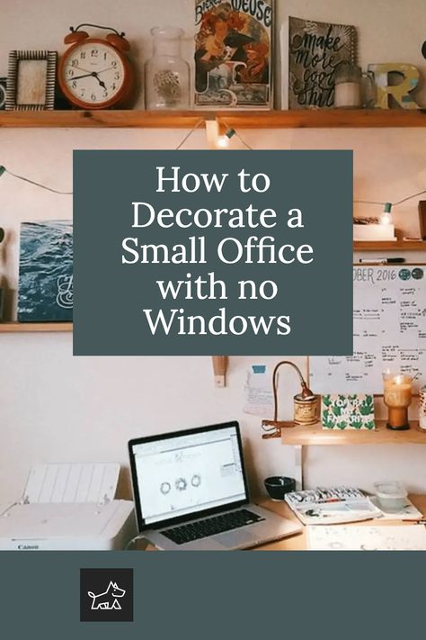 Transform a small, windowless office into a bright and inviting workspace with our decor tips. Learn to use reflective surfaces, artificial lighting, and vibrant colors to counteract the lack of natural light. Our guide emphasizes creative ways to bring in greenery and mirrors to create an illusion of space and light. Perfect for those with limited office space, these ideas will help you create an environment that's both productive and aesthetically pleasing. Small Windowless Office, Office Without Windows, Office With No Windows, Shared Office Space Ideas, Windowless Office, Office Wall Colors, Small Space Decor, Cubicle Design, Small Office Design Interior