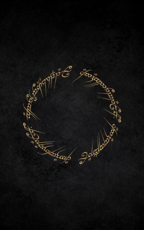 Inscription of the one Ring. Tablet Wallpaper Hd, Ring Wallpaper, Kawaii Backgrounds, High Definition Wallpapers, Lord Of The Rings Tattoo, The One Ring, Middle Earth Art, Lotr Art, Tolkien Art