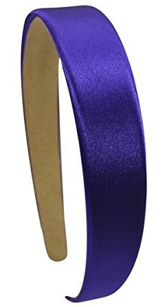 1 Inch Wide Funny Girl Designs Satin Headband (Lavender) at Amazon Women’s Clothing store: Fashion Headbands Purple Headband, Purple Headbands, Headband Wrap, Satin Headband, Plastic Headband, Style Steal, Funny Girl, Chunky Knit Blanket, Sun Hats For Women