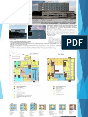 Case Study Hospital Hospital Case Study Architecture, Green Hospital, Hospital Surgery, Hospital Plans, Literature Study, Central Building, Color Wheels, Hospital Architecture, Solar Water Heating