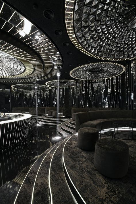 Clubhouse Lounge, Club Design Interior, Luxury Bar Design, Bansko Bulgaria, Bar Lounge Design, Nightclub Design, Bar Design Awards, God Father, Luxury Bar