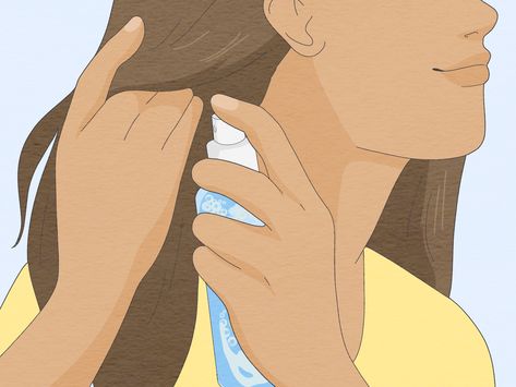 3 Ways to Make a Hair Protectant Spray - wikiHow How To Remove Dandruff, Severe Dandruff, Ph Balanced Shampoo, Heat Protectant Spray, Homemade Shampoo, Hot Rollers, Diy Sprays, Heat Protectant, Oil Treatments