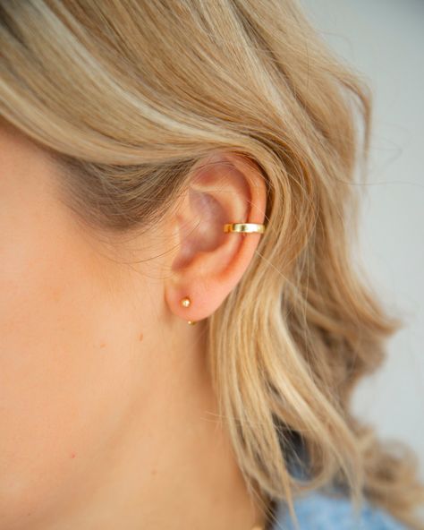 Simple Ear Cuff, Wrap Earrings, Ear Ring, Gold Ear Cuff, Silver Ear Cuff, Gold Drop Earrings, Cuff Earrings, Circle Earrings, Gold Filled Jewelry