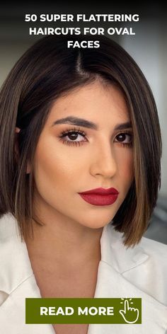 50 Super Flattering Haircuts for Oval Faces Medium Length Haircut For Thick Hair Oval Face, Medium Length Haircut For Oblong Face, Small Oval Face Hairstyle, Medium Hair Oval Face, Hairstyles For An Oval Face Shape, Best Hairstyles For Oval Face Shape Black Women, Layers For Oval Face, Oval Head Haircut, Hairstyles For Oval Face Shape Medium