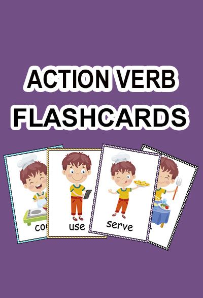 Action Verbs Activities, Verb Flashcards, Verbs For Kids, Verb Games, Verbs Poster, Verbs Activities, Hello Teacher, Teacher Posters, Study Cards