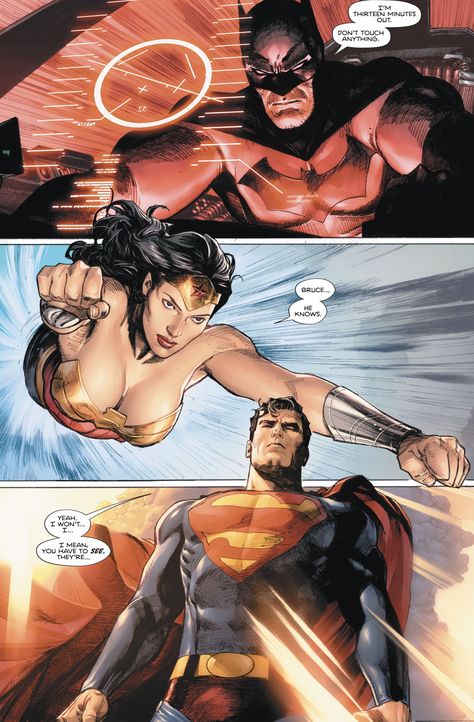 Heroes In Crisis, Superman And Wonder Woman, Dc Trinity, Batman Superman Wonder Woman, Superman Art, Batman Wonder Woman, Superman Wonder Woman, Dc Comics Artwork, The Trinity