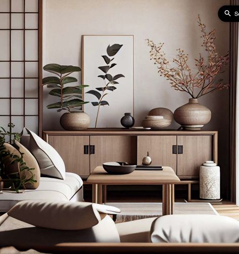 Japandi Living Room, Japandi Interior Design, Japandi Interiors, Japandi Home, Japandi Living, Japandi Interior, Interior Minimalista, Japandi Style, Teen Bedroom Decor