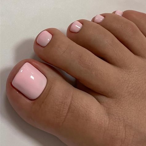 Pink french nails