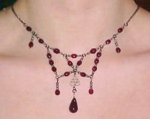 Blood Drop Necklace, Blood Drop Necklace Ideas, Blood Jewelry Diy, Blood Drip Necklace, Blood Necklace, Blood Drop, Prom Necklaces, Goth Jewelry, Handmade Jewelry Tutorials