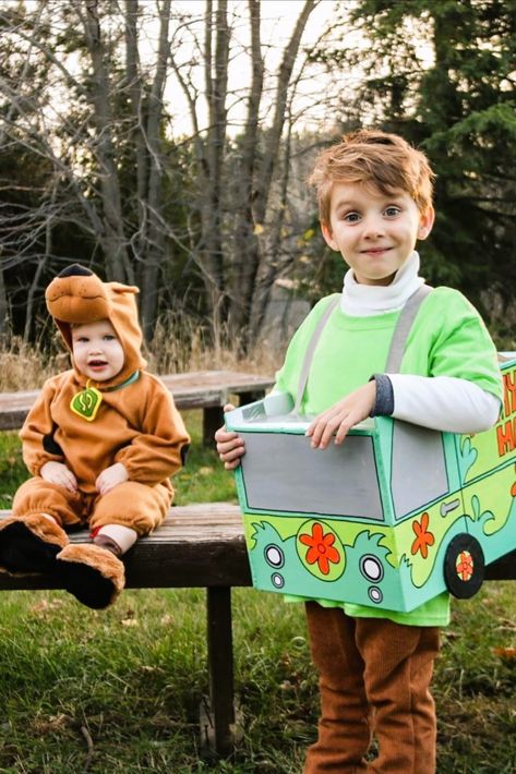 Halloween costumes for brothers Three Brothers Costumes, Brothers Costumes Halloween, Brother Costumes Halloween, Family Halloween Costumes With 2 Boys, Big Brother Little Sister Halloween, Young Sibling Halloween Costumes, Sibling Costumes Brothers, Sibling Halloween Costumes Brothers, Toddler Brother Halloween Costumes