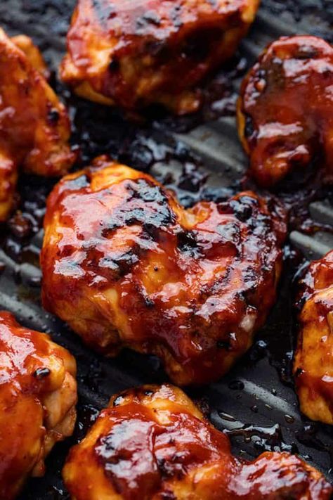 Korean Bbq Chicken, Honey Chipotle, Bbq Chicken Recipes, Honey Bbq, Chicken Dish, Grilled Chicken Recipes, Chicken Pot Pie, Poultry Recipes, Grilled Meat