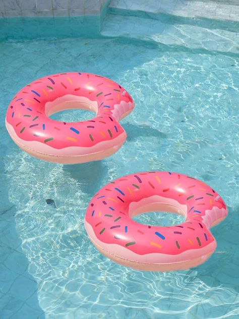 1PC Inflatable Donut Pool Float Cartoon Swim Ring for Kids Swimming Circle Air Mattress Pool Toys for Summer Party Beach | SHEIN USA Pool Floatie Aesthetic, Ring For Kids, Donut Pool Float, Donut Pool, 2024 Manifestations, Cool Pool Floats, Pool Toys For Kids, Collage Pics, Pool Stuff