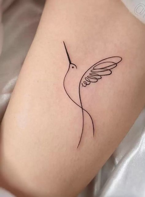 A Bird Tattoo, Hummingbird Tattoo Black, Hummingbird Tattoo Meaning, Hummingbird Tattoo Ideas, Bird Tattoo Ideas, Hummingbird Tattoos, Small Hummingbird Tattoo, Americana Tattoo, Single Needle Tattoo