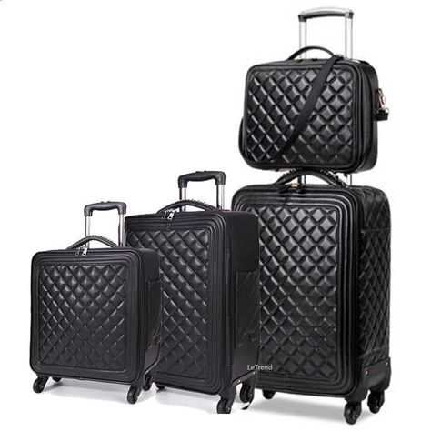 High Capacity Luxury Retro PU Leather Suitcases  #traveling #travelling #travelersmust #travelaccessories #travelislife #travelers #travelgadgets #traveler #travelingram #travelerstuff #travelagram #travelstuff #travelstuffs https://tinyurl.com/wv2gtjt Suitcase Aesthetic, Black Suitcase, Cabin Suitcase, Leather Suitcase, Leather Luggage, Fashion Deals, Luggage Sets, Carry On Luggage, Leather Travel