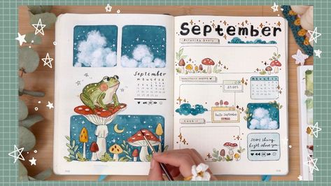 I Love Autumn, Ready For Autumn, Love Autumn, Bullet Journal Mood, Bullet Journal Aesthetic, Plan With Me, Cute Journals, Bullet Journal Notebook, Bullet Journal Design Ideas