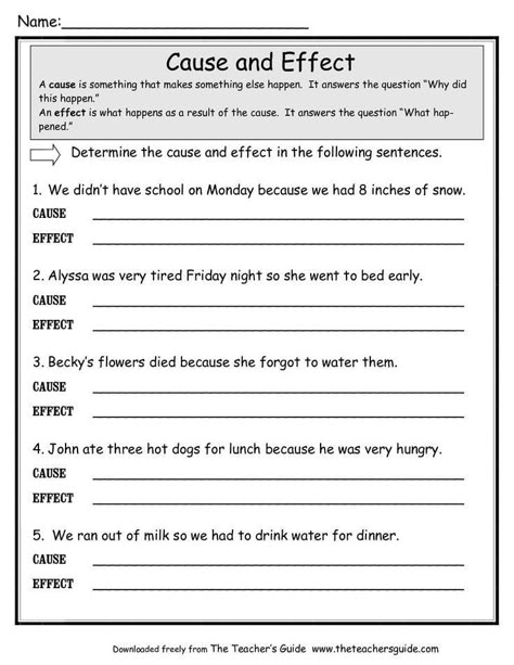 4th Grade Reading Worksheets, Cause And Effect Worksheets, Text Structure Worksheets, Cause And Effect Activities, Third Grade Worksheets, Cause And Effect Essay, Writing A Thesis Statement, 5th Grade Worksheets, Relationship Worksheets